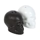 image 3 of Something Different Skull Salt And Pepper Shakers - Black/White - One Size