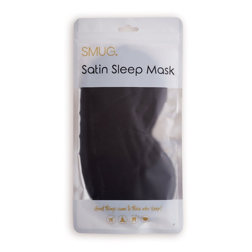 image 1 of SMUG Satin Sleep Mask - Black