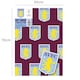 image 2 of Aston Villa FC 2 Sheets & 2 Tags Gift Wrap