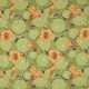 image 3 of Homescapes Set of 4 Art Deco Fat Quarters Fabric Bundles - Dark Green Palette Multi