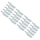 image 1 of 12.5mm Bolt On Gudgeon Tailboard Hinge Pin for Trucks Trailers Zinc Plated 20pc Silver