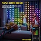 image 10 of HOMCOM Smart LED Curtain Lights, Dynamic DIY Fairy Lights, 3x3(m)