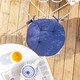 image 7 of Harbour Housewares Round Garden Chair Seat Cushions - Navy - Pack of 2 | Blue | Navy