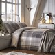 image 1 of D & D Colville Check Duvet Cover Set Grey