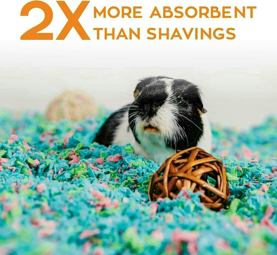 image 1 of Carefresh 99% Dust-Free Tutti Frutti Natural Paper Small Pet Bedding with Odor Control 10 L