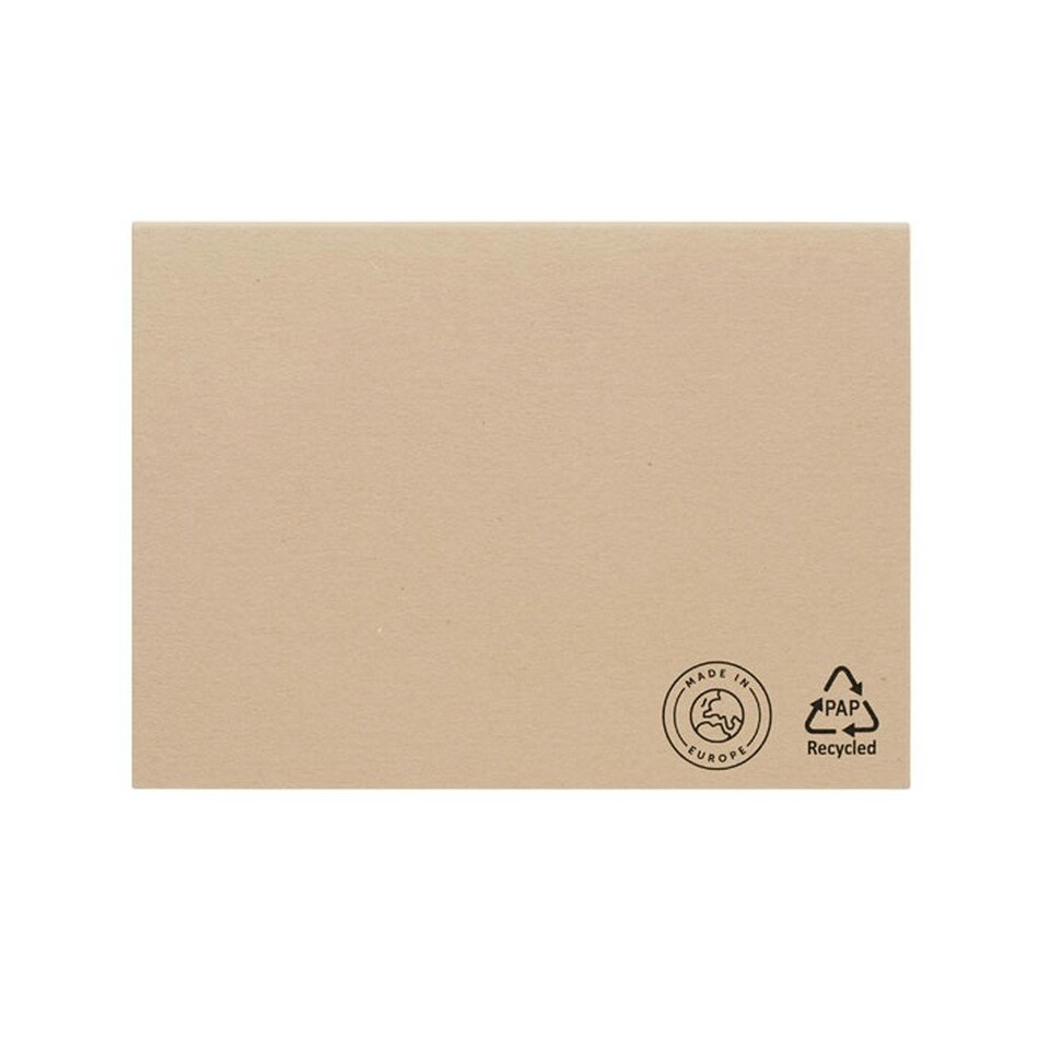 image 1 of MidOcean Moui Recycled Paper Memo Block - Beige - One Size