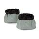 image 5 of Shires Arma Black Fleece Over Reach Boots Black | Colour: Black/Cherry
Size: Pony