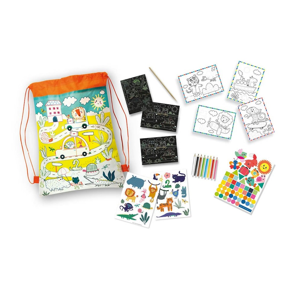 image 1 of SES CREATIVE Activity Travel Bag Colouring Set