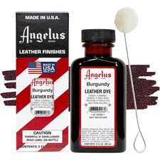 Angelus Leather Dye - Permanent Deep Penetrating Colour Change 3oz | Red | Burgundy