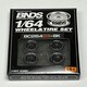 image 4 of BNDS Custom Wheel Parts Wheel and Tyre Set Gloss Black 1:64 MOT Hobby BC26403BK