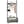 Black, HOMCOM Industrial Hall Tree Coat Rack Stand with Shoe Cabinet Brown | Black | 80W x 30D x 180H cm