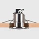 image 4 of ValueLights Downlight Fire Rated Brushed Chrome Ceiling Light Fitting Single Pack