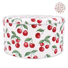 Gisela Graham Cherry Design Cake Tin