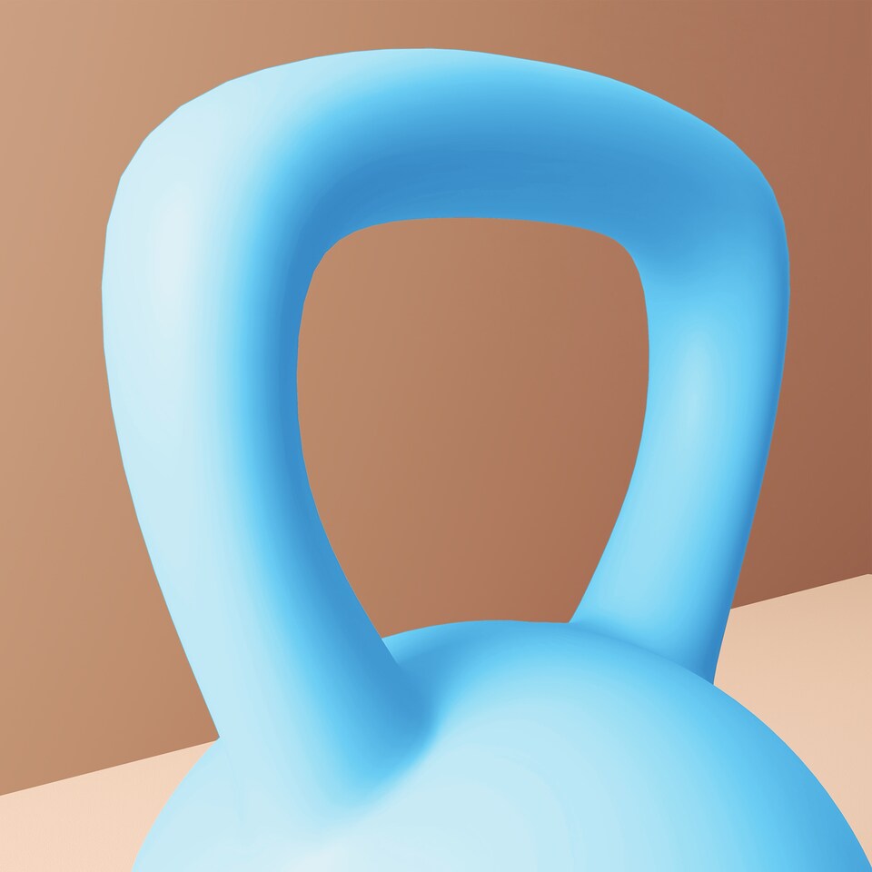 image 1 of SPORTNOW Soft Kettlebell, 8kg Kettle Bell with NonSlip Handle for Home Gym Weight Lifting and Strength Training | Multi
