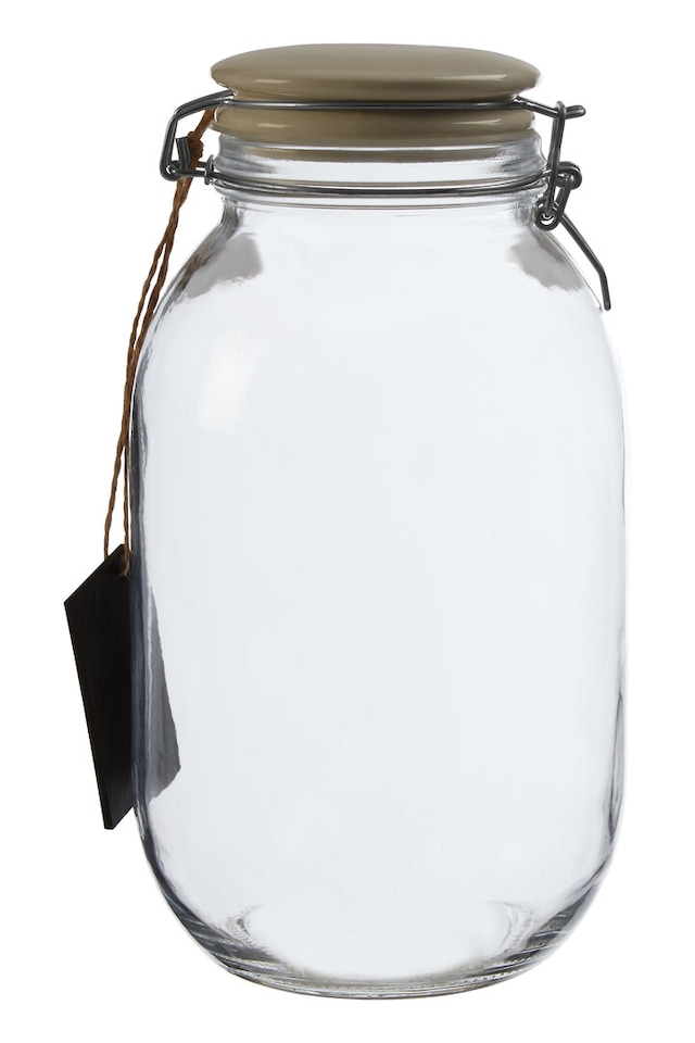 image 1 of Grocer Glass Storage Jar 3000ml