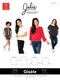image 1 of Jalie 3905 Gisele Round Neck Blouse Paper Sewing Pattern – Children’s, Teenagers’ & Women’s Top, 28 Sizes, Easy