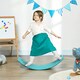 image 2 of ZONEKIZ Balance Board, Kids Wobble board, Montessori Toy for 3-6 Years, Blue Blue | One Size
