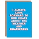 image 1 of Look Forward Our Chats Fun Funny Cheeky Fathers Day Dad Card