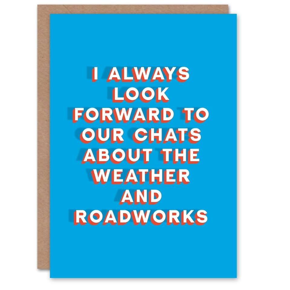 image 1 of Look Forward Our Chats Fun Funny Cheeky Fathers Day Dad Card