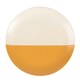 image 4 of Nicola Spring Ceramic Dipped Flecked Dinner Plates - 20.5cm - Mustard - Pack of 4 Yellow