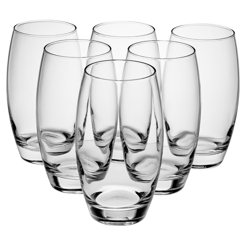 image 1 of Pasabahce Long Drinking Glasses 500ml | Clear | 6
