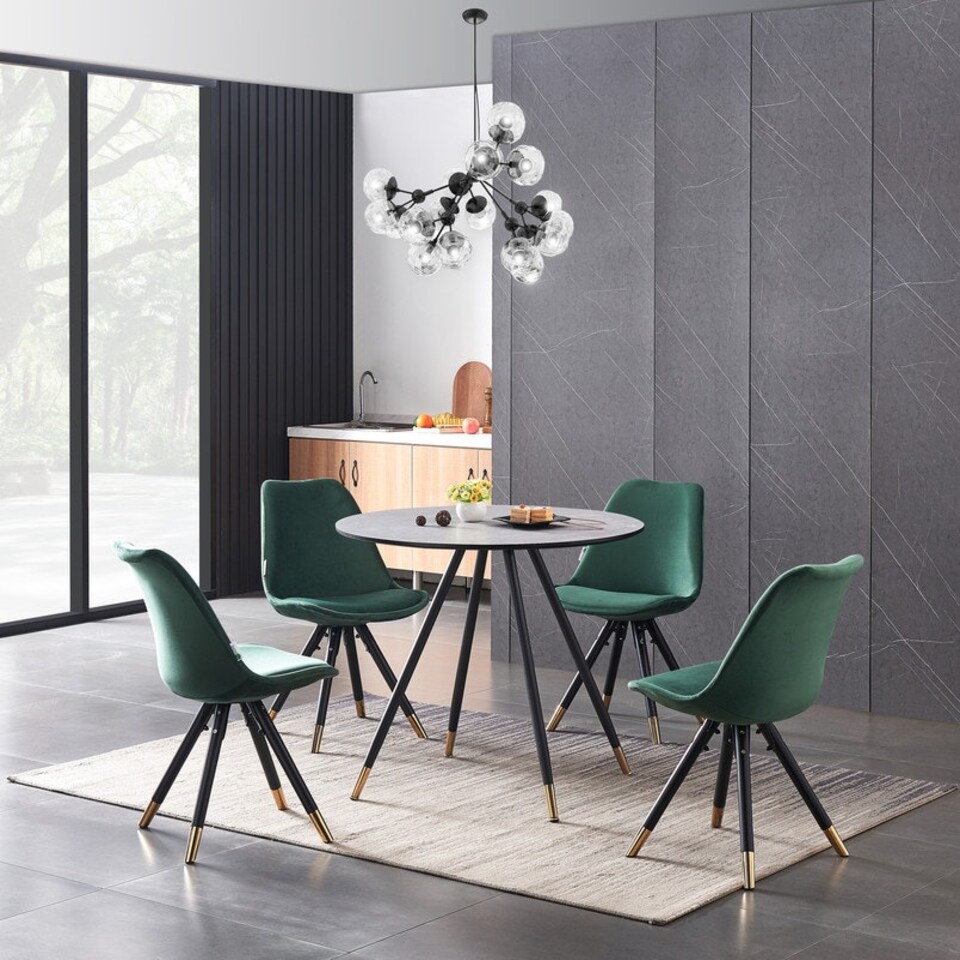 image 1 of Dorchester Lux Dining Table Single Grey