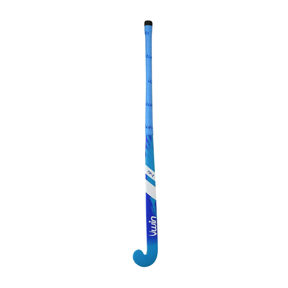 image 1 of Uwin TS-X Hockey Stick - Aqua Blue/Royal Blue - 37.5in