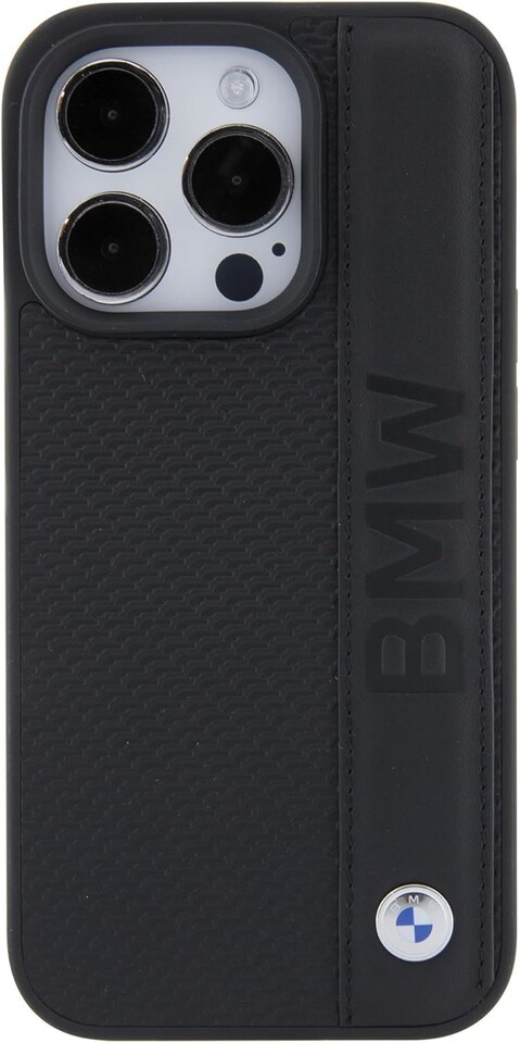 Custodia Rigida CG MOBILE BMW MagSafe Per IPhone 15 Pro – Nero, Silicone E TPU Con Motivo Esagonale - 2