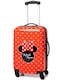 image 1 of Disney Minnie Mouse Suitcase For All Ages | Red Small, Medium Or Large Options Luggage Bag with Extendable Handle | Hard Cover Carry On Trolley Cabin Case | Fun Travel Accessory Gift for Kids and Adults