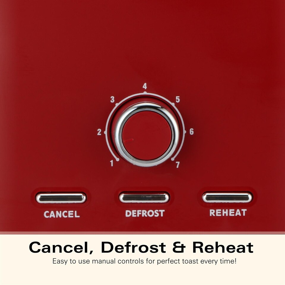 image 1 of Hamilton Beach Ella Red Kettle & Toaster Set