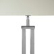 image 2 of Interiors by Premier Table Lamp with Dual Rod Base Silver