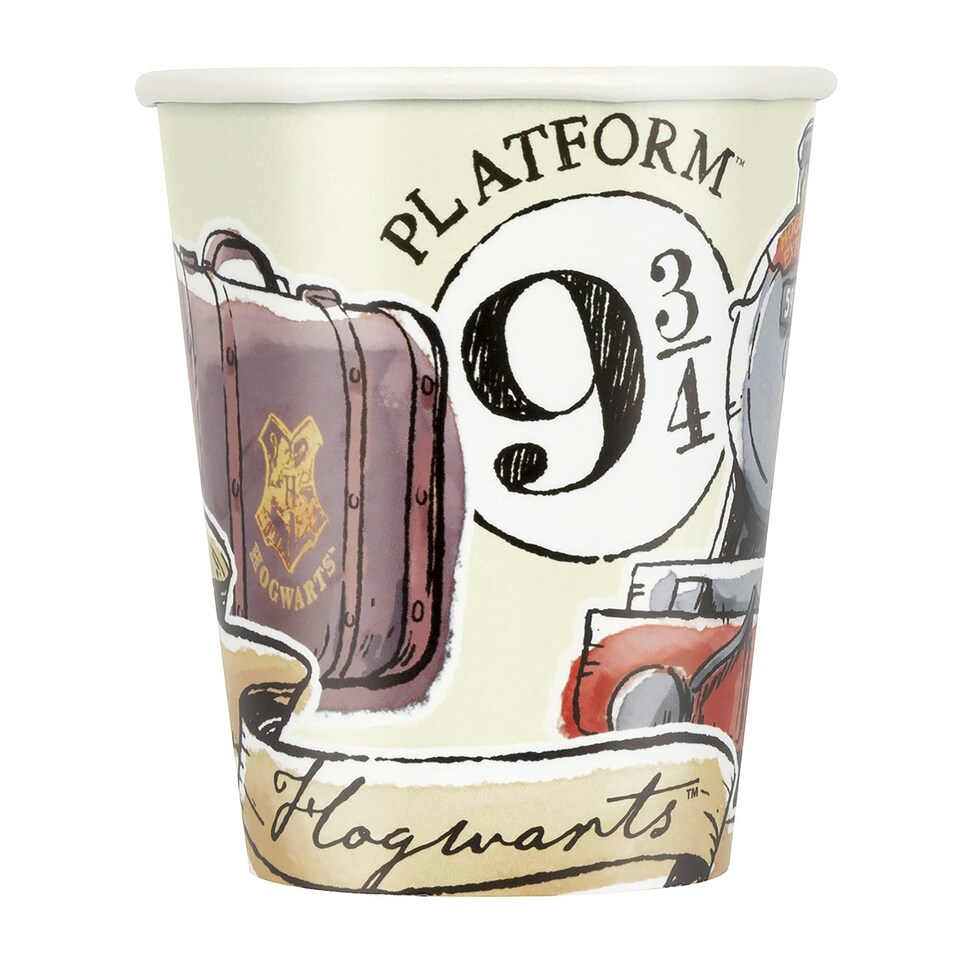 8 HARRY POTTER 9OZ PAPER CUP - UNIQUE