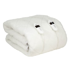 Russell Hobbs Luxury Electric Blanket Sherpa Fleece Double Size RHBDB8004