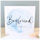 image 2 of Boyfriend Birthday Greeting Card - Modern Minimal Neutral Agate Design Happy Birthday