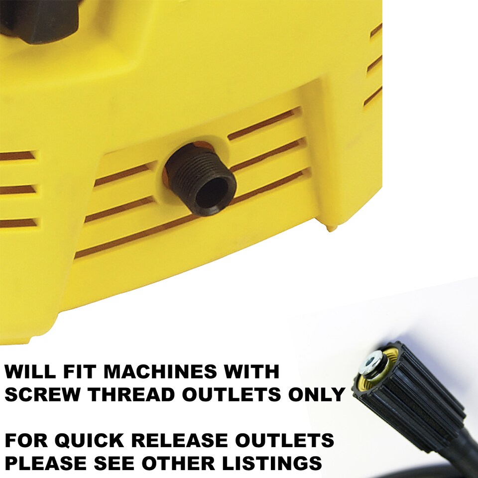 image 1 of Karcher C-Clip Bayonet - M22 Female K series Domestic Hose | Black | 8m
