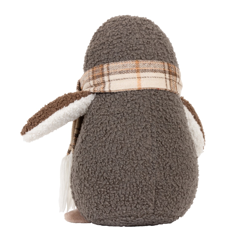 image 1 of Paoletti Boucle Penguin Novelty Door Stop