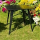 image 3 of Garden Bar Table - Metal - L80 x W50 x H76 cm - Black Black