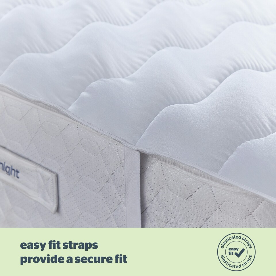 image 1 of Silentnight Luxury Anti Allergy Mattress Topper White | King