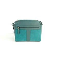 Eastern Counties Leather Womens/Ladies Margot Suede Handbag - Aqua Blue - One Size | Blue