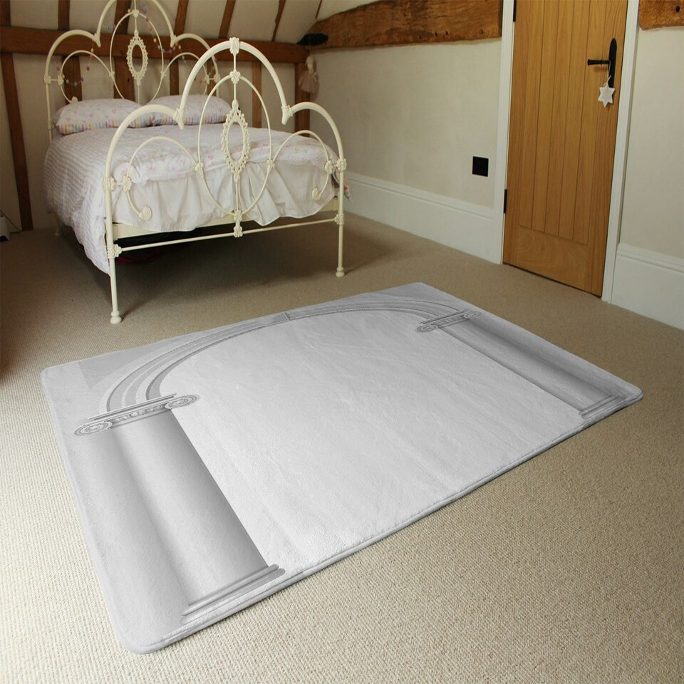 image 1 of Colums (Rug) Grey | Medium: 80x150cm