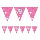 image 2 of Creative Party It´s A Girl Paper Heart Bunting - Pink/White - One Size
