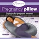 image 2 of Aamira Dark Grey Pregnancy Maternity Pillow, 140x65x20cm C Shaped Memory Foam | Grey | Grey | Standard | 1