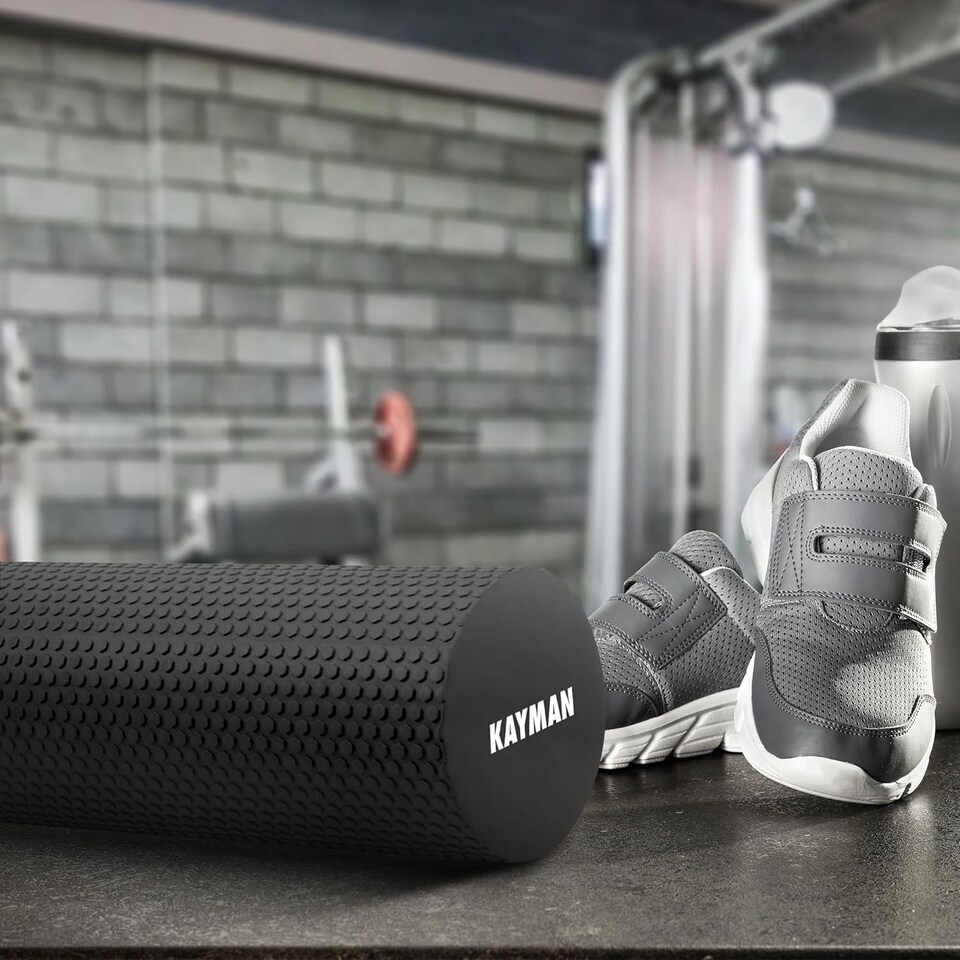 image 1 of Kayman Foam Roller 44 Centimetre for Back Legs and Post Workout Recovery