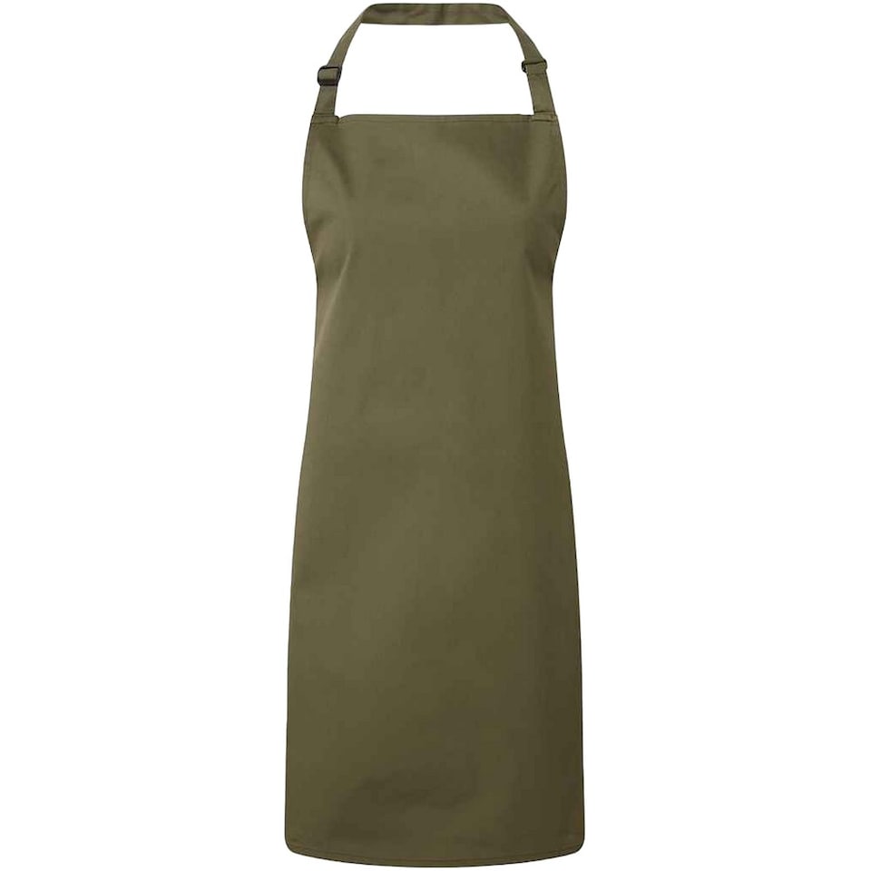 image 1 of Premier Unisex Adult Colours Full Apron | Green | Olive | One Size | 1