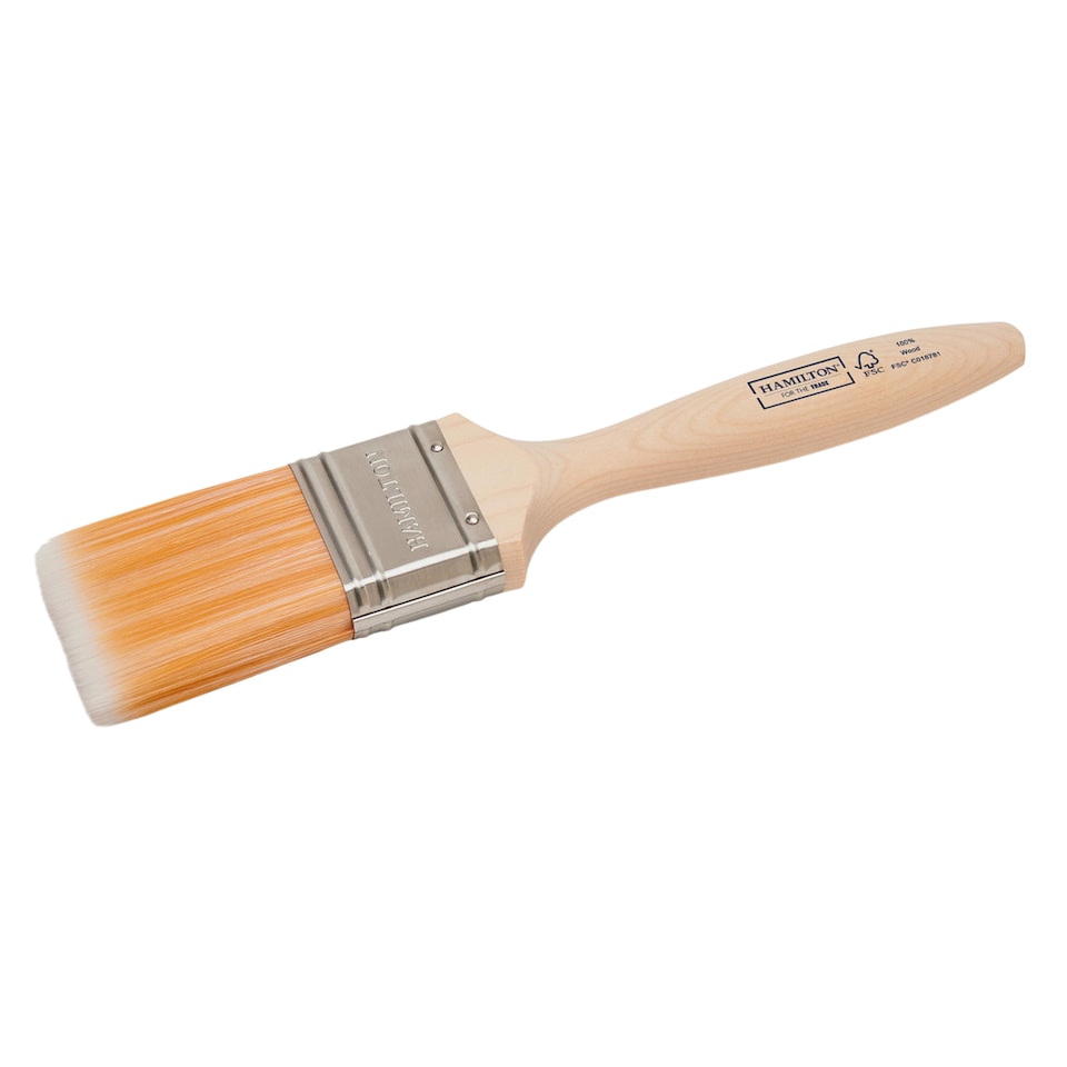 image 1 of Hamilton For The Trade Flat Paint Brush | Bronze | Wood | 1