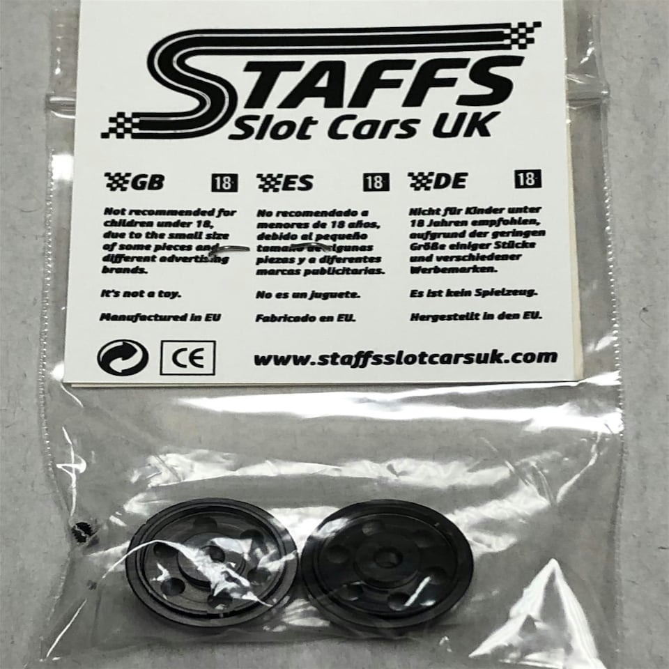 image 1 of Staffs Aluminium BBS Style Wheels in Black 16.9x10mm STAFFS40