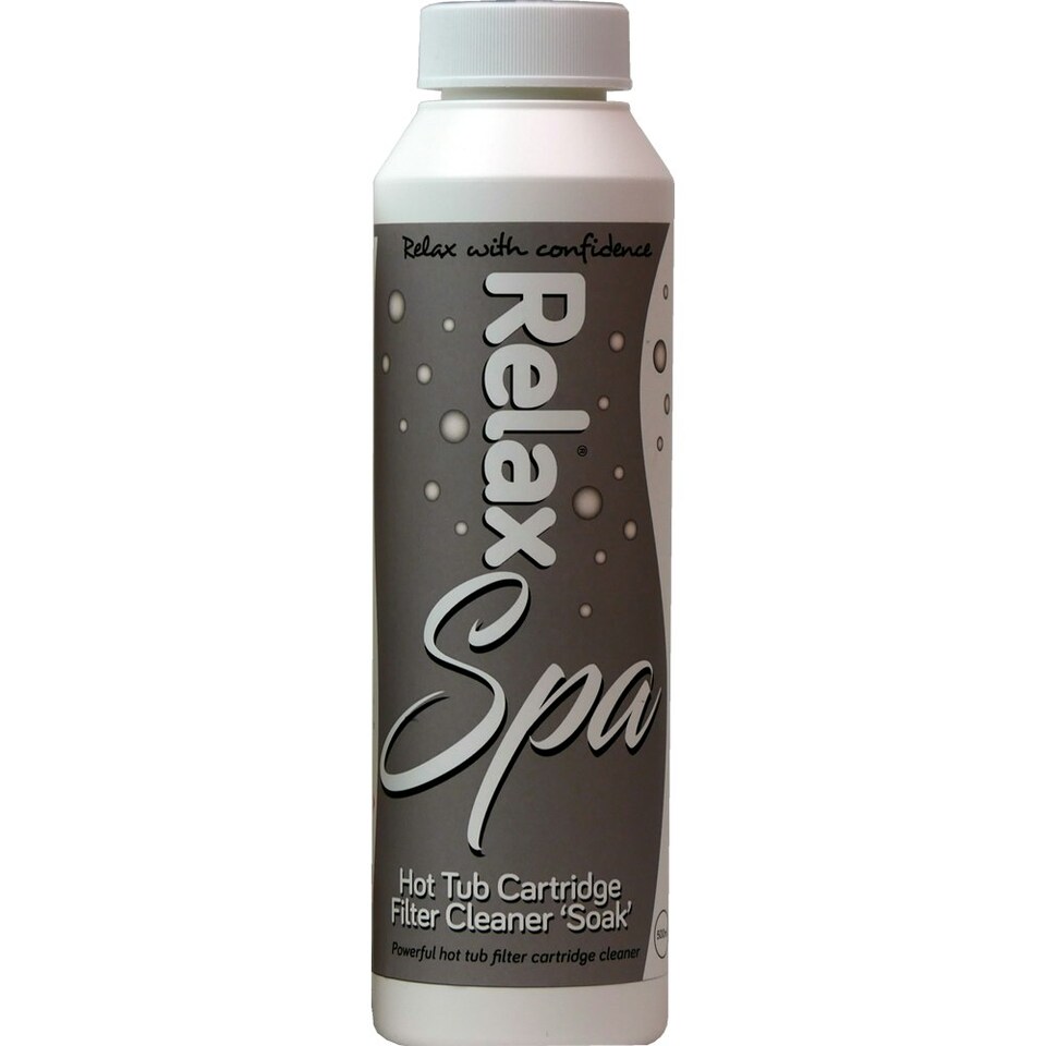 Plastica 500ml Relax Spa Cartridge Filter Cleaner (Soak)
