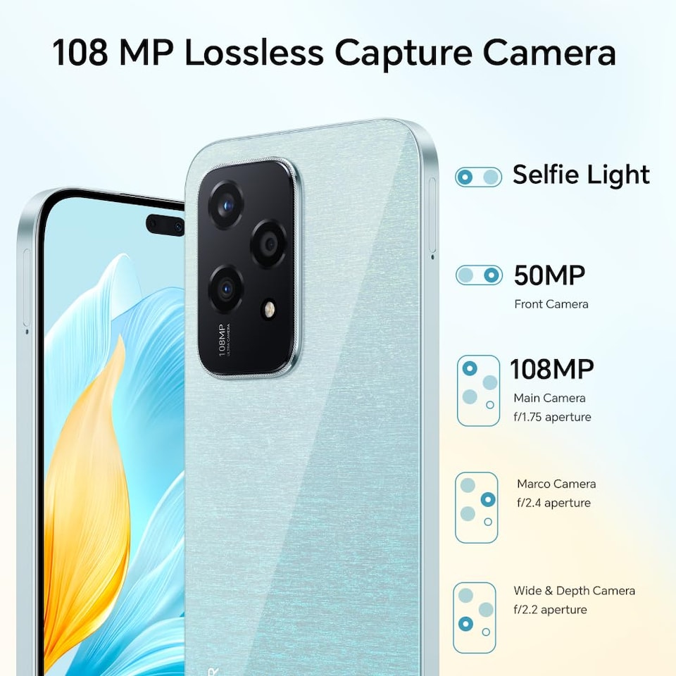 image 1 of Honor 200 Lite 5G 8GB RAM 256GB Black