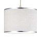 image 2 of Modern and Designer Mini Diamond Silver Glitter Fabric Lamp Shade 25cm Wide | Silver | Silver | 1