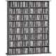 image 1 of HOMCOM CD Storage Unit DVD Tower Blu-ray Storage Shelf for Office, Grey